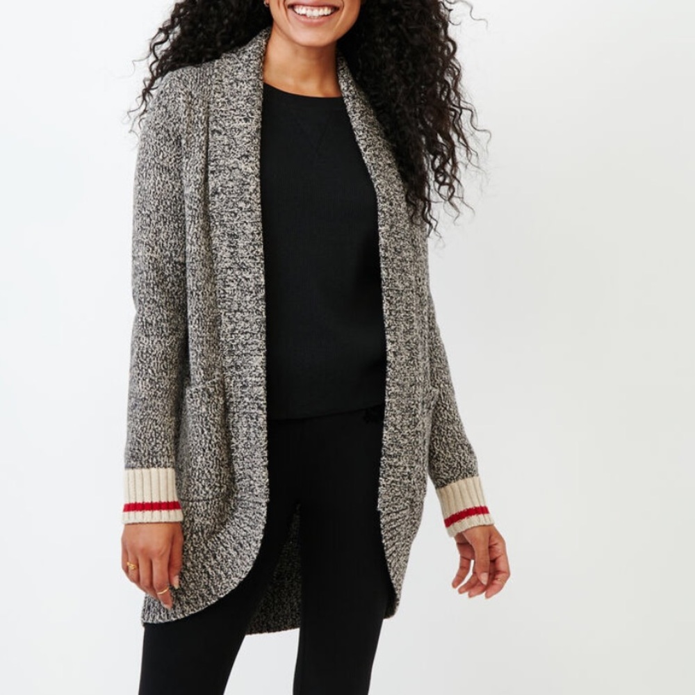 Roots Canada Cabin Cardigan Size XS Grey